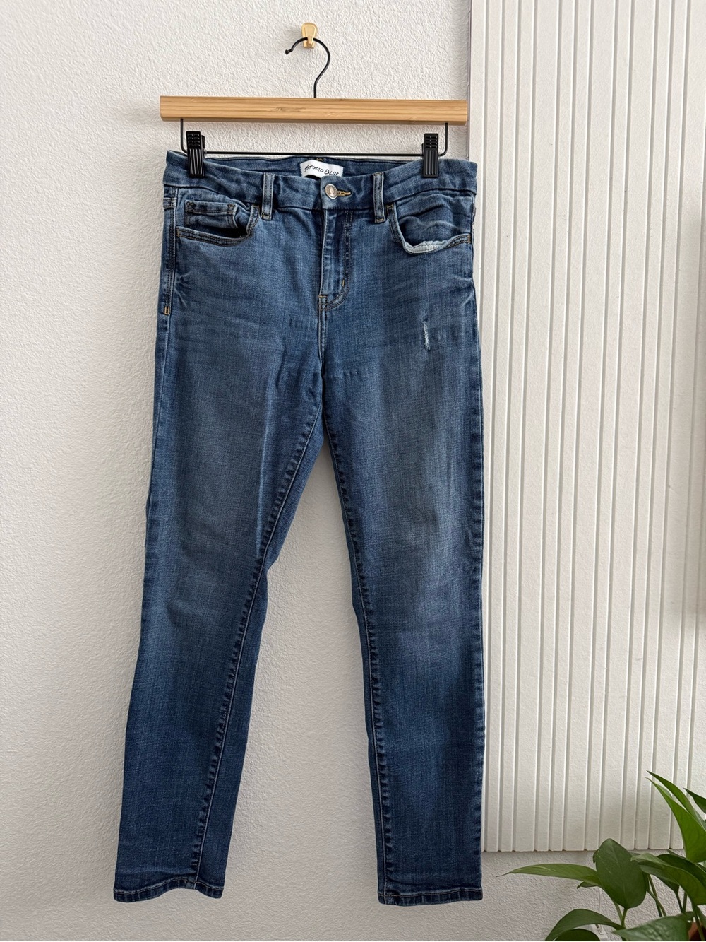 Studio Blue Medium Wash Skinny Jeans